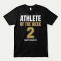 Athlete of the Week Tee, black