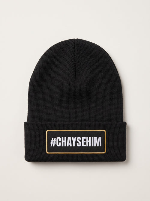 #ChayseHim Beanie, black