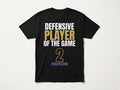 Defensive Player of the Game Tee, black