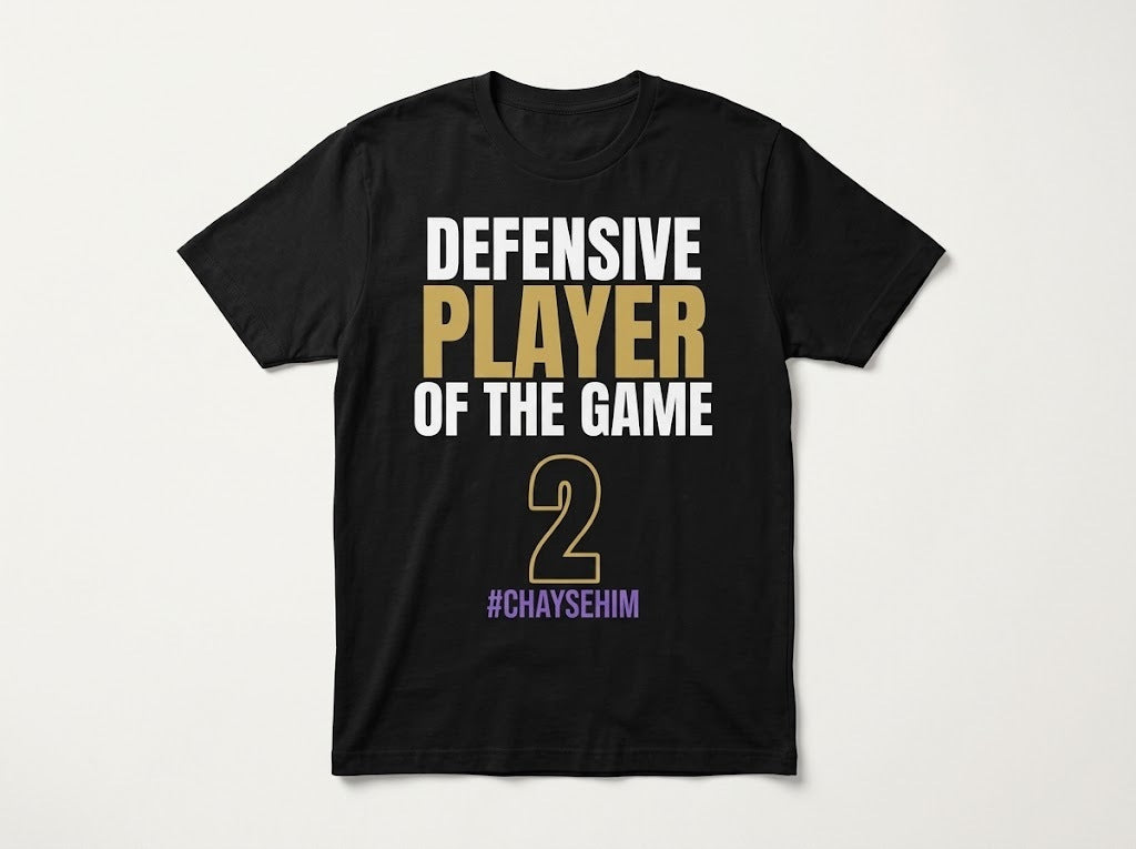 Defensive Player of the Game Tee | CB2 Achievement Drop