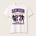 Senior Class of 2027 Football Tee, white