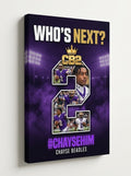 Who's Next? canvas, CB2 #ChayseHim